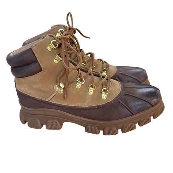 Sperry Top-Sider Womens Water Resistant Lace-Up Duck Boot Size 11 Brown - Picture 3 of 8